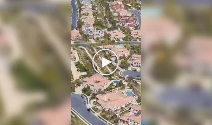 Особняки Кардашьян на Google Maps