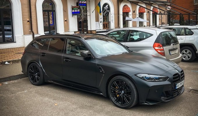 The newest BMW M3 Touring station wagon was spotted in Ukraine (2 photos)