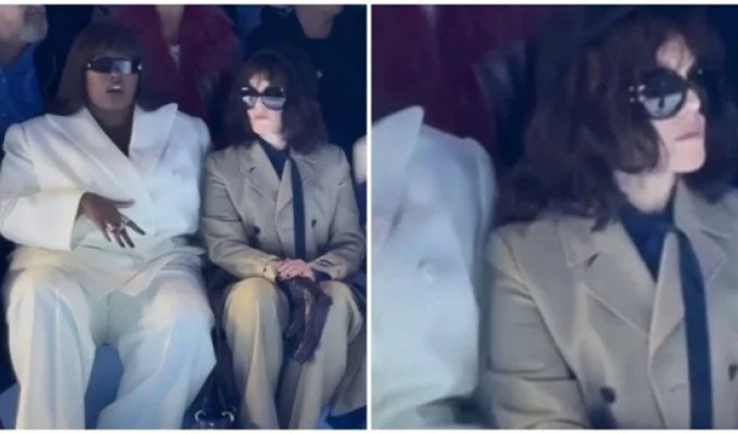 At Paris Fashion Week, Visitors Mistaken a Famous Actress for Michael Jackson (3 photos + 1 video)