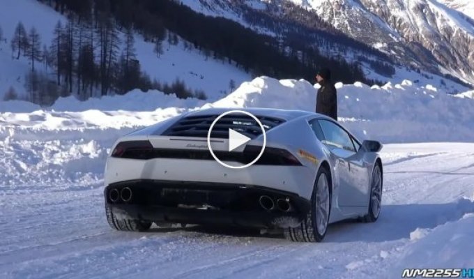 Академия зимнего вождения Lamborghini