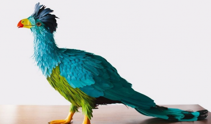 Невероятные бумажные птички от колумбийской художницы (22 фото)