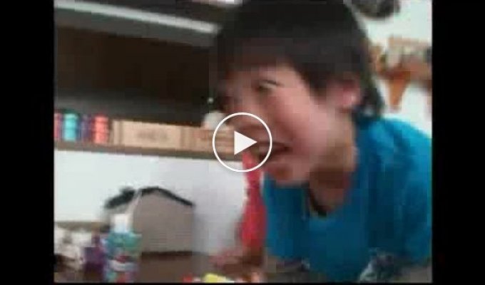 Японские дети любят спанж боба