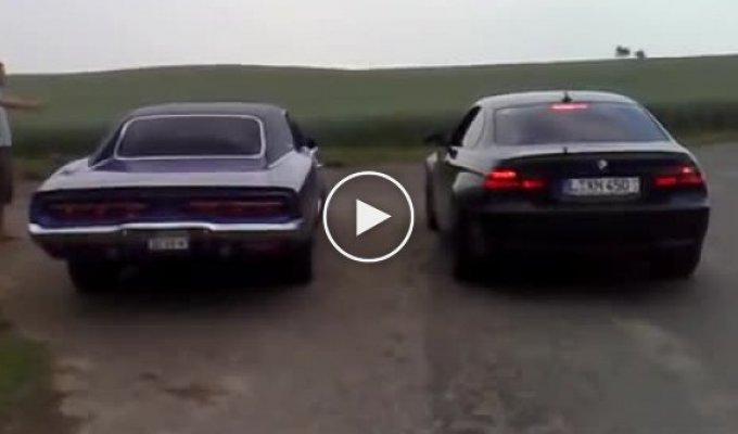 Dodge Charger 1969 vs. BMW M3 E92 на звук