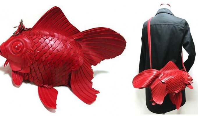 Золотая рыбка от японского модельера Iwakiri (8 фото)