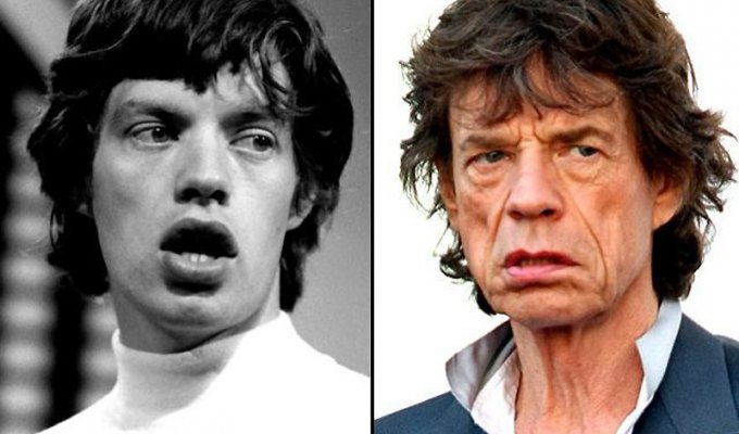 Rock stars before and after (48 photos)