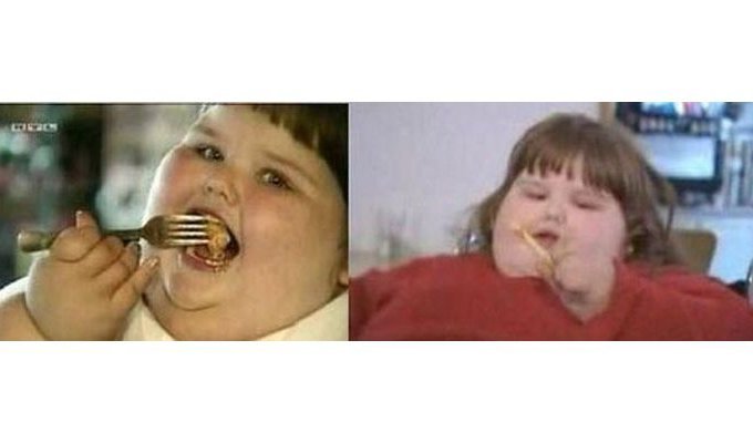 История толстого ребенка (6 фото)