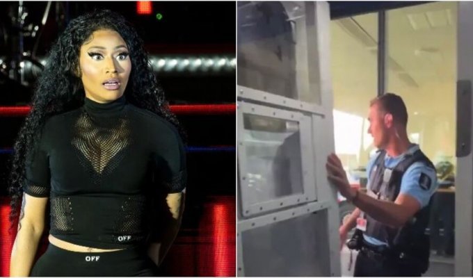 Nicki Minaj was fined at Amsterdam airport for transporting drugs (3 photos + 2 videos)