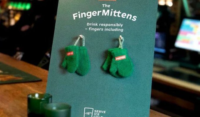 Варежки для пальцев (2 фото + видео)