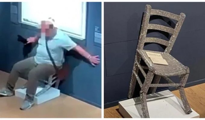 В музее Вероны турист сломал «стул Ван Гога» ради эффектного фото (2 фото + 1 видео)