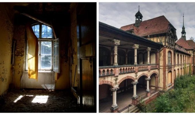 The gloomy haunted sanatorium of Beelitz-Heilstetten (17 photos + 1 video)