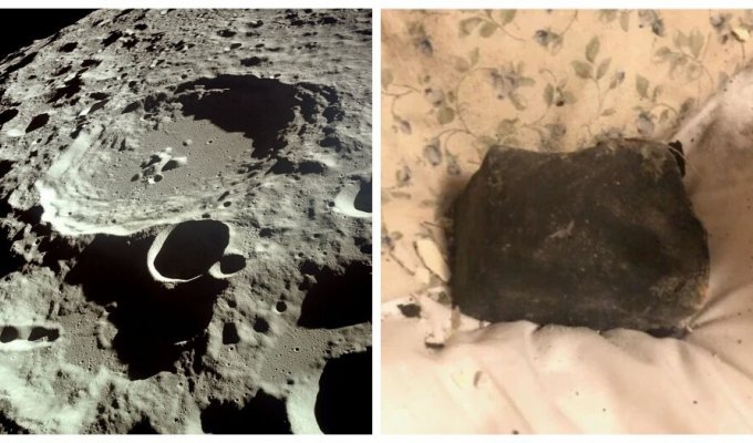Reasons for the absence of stones inside the lunar craters (5 photos)
