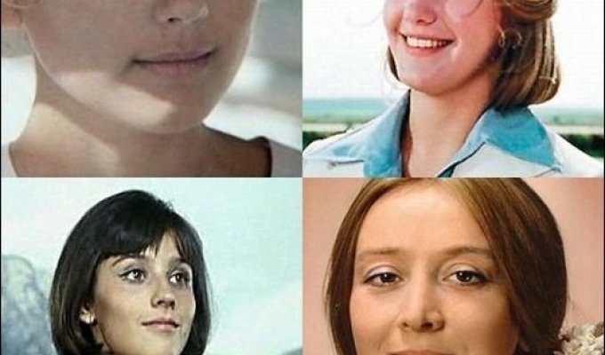 Знаменитые актрисы СССР тогда и сейчас (60 фото)