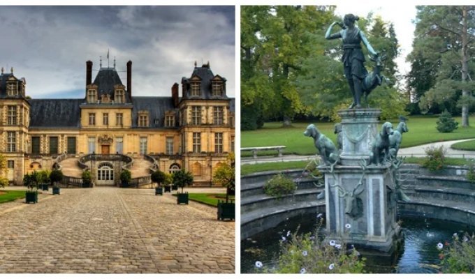 Diana's Fountain in Fontainebleau and the unusual surroundings of the goddess (8 photos + 1 video)