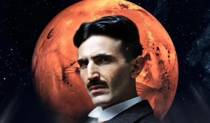 Никола Тесла и "послания" с Марса (4 фото)