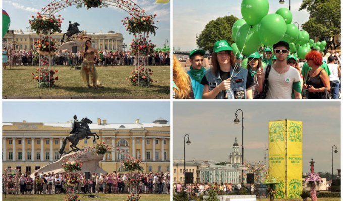 Международный фестиваль цветов в Петербурге (26 фото)