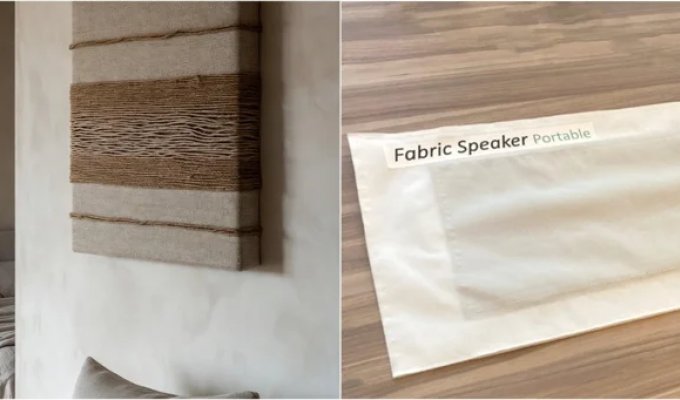 Японцы придумали, как привычную аудиосистему превратить в тряпку (4 фото)