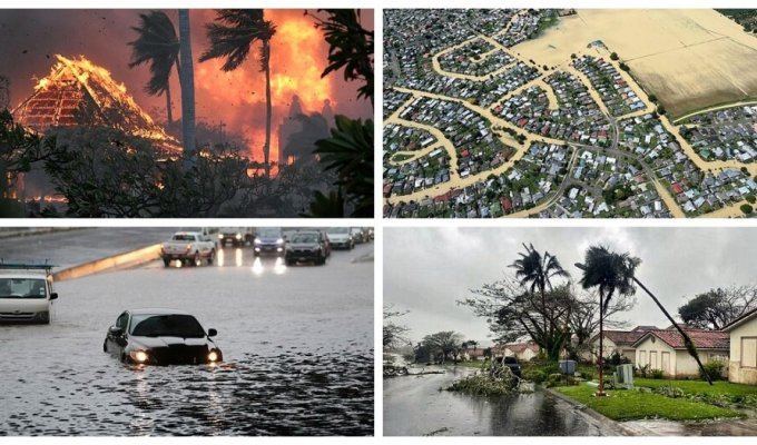 Droughts, floods, fires and typhoons: 20 most costly climate disasters of 2023 (9 photos + 1 video)