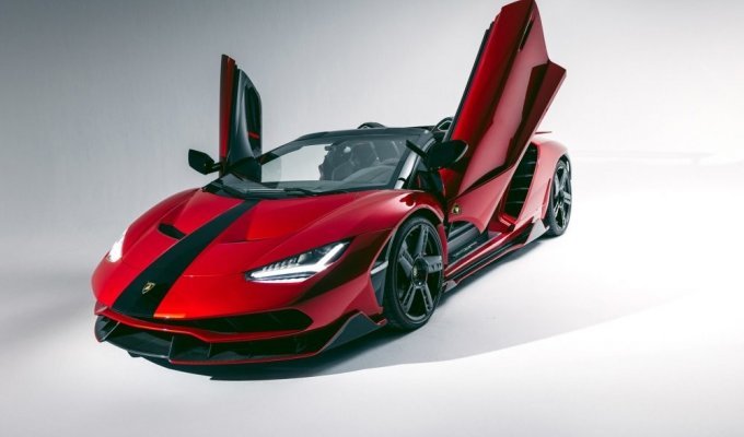 A rare model of the Lamborghini Centenario roadster will be put up for auction (20 photos)