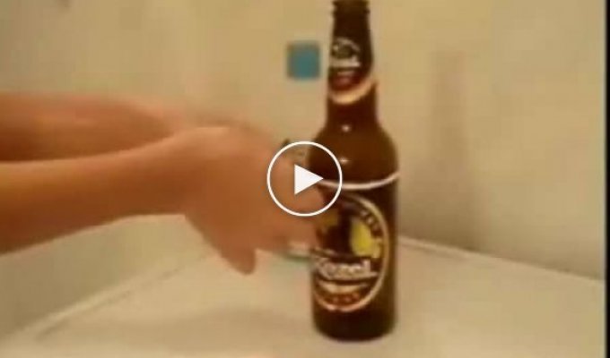 Как разрезать бутылку из под пива?