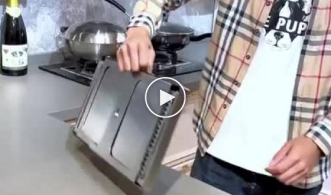 Китайские технологии: мини-мангал для кухни