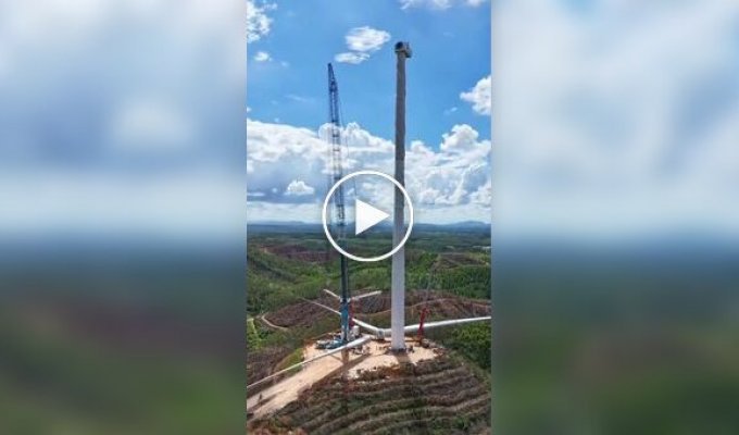 How to assemble a wind turbine