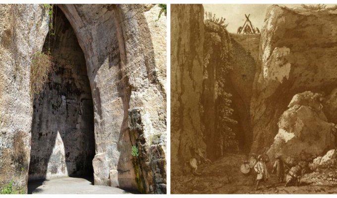 Ухо Дионисия – удивительная пещера с уникальной акустикой и печальной историей (8 фото + 1 видео)