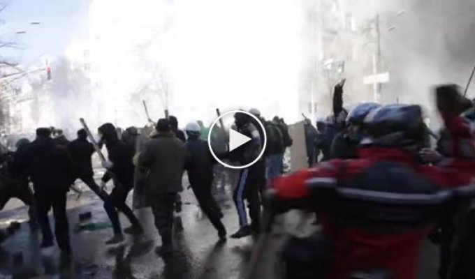 Ukraine protests. Fighting in Kiev (18 февраля 2014)