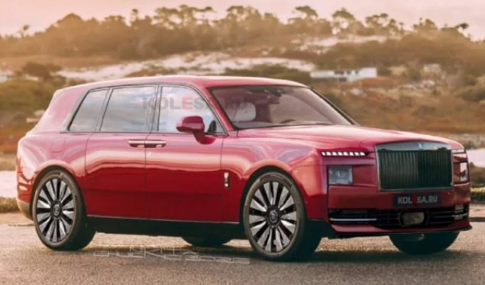 Рендеры нового Rolls-Royce Cullinan (4 фото)