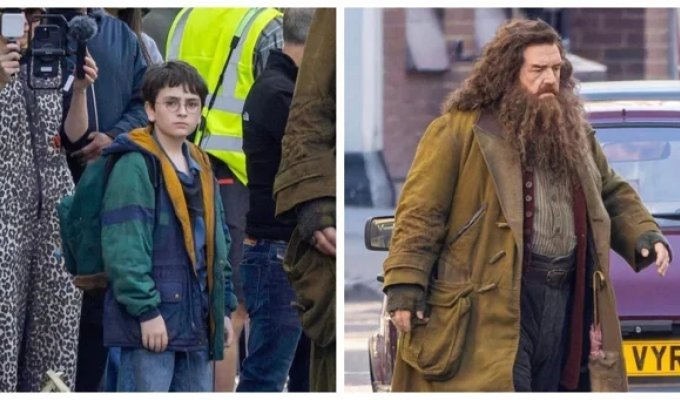 Свежие кадры со съемок сериала про Гарри Поттера (3 фото + 2 видео)