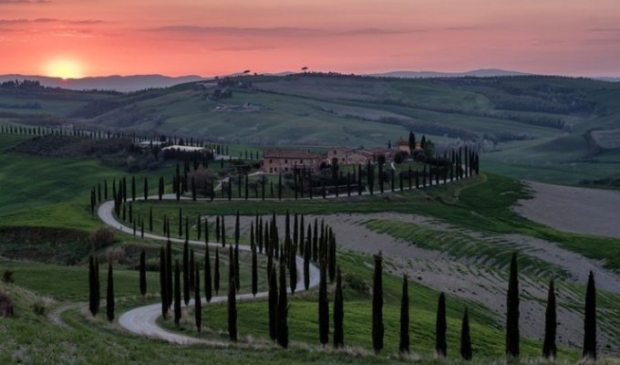 Рассветы и закаты Тосканы вобрали всю красоту мира (16 фото)