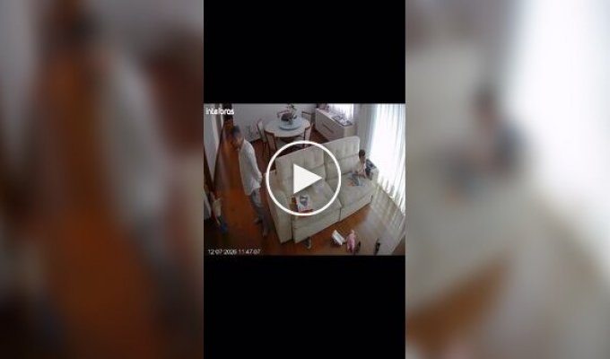 Быстрая реакция отца помогла спасти жизнь собственному сыну