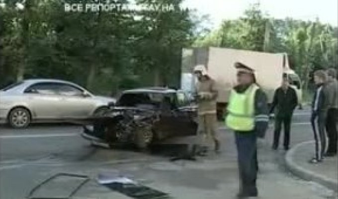 Машина оторвала голову водителю