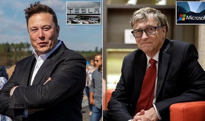 Илон Маск обогнал Билла Гейтса в списке богачей (4 фото)