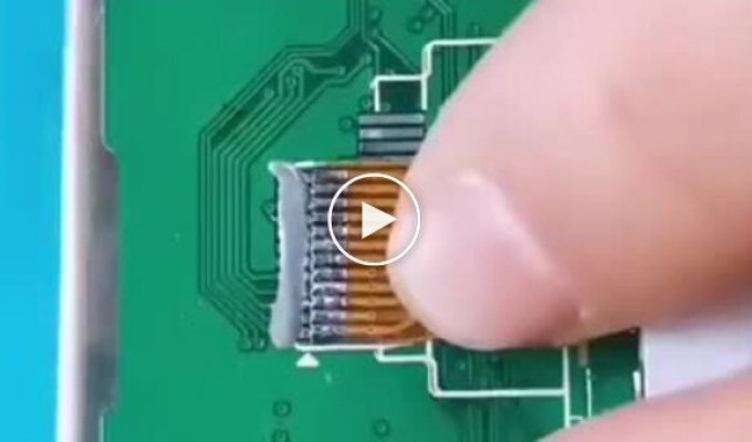 Soldering SMD components quickly