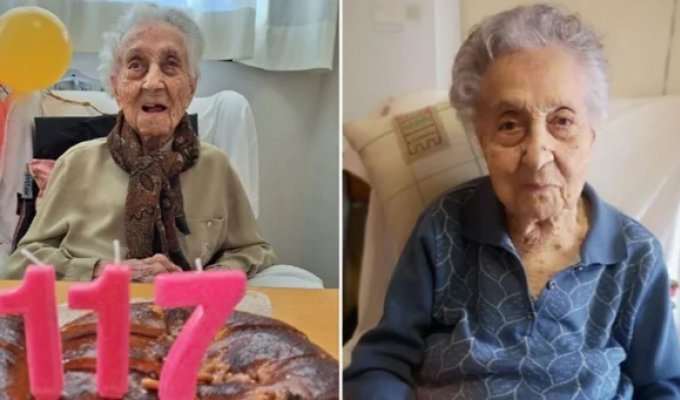 The oldest woman in the world has died at the age of 117 (4 photos)