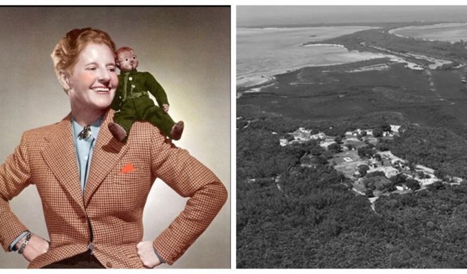Marion Barbara Carstairs - an eccentric champion who ruled the island and played with dolls (9 photos)