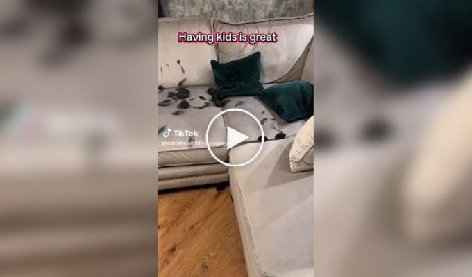 Батько на кілька хвилин залишив малюка без нагляду: що сталося з вітальнею