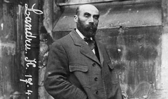 Henri Landru, the "Widow Killer" nicknamed "Bluebeard" (9 photos)