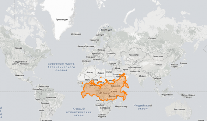 Почему карты не отображают реальные размеры стран? (31 фото)