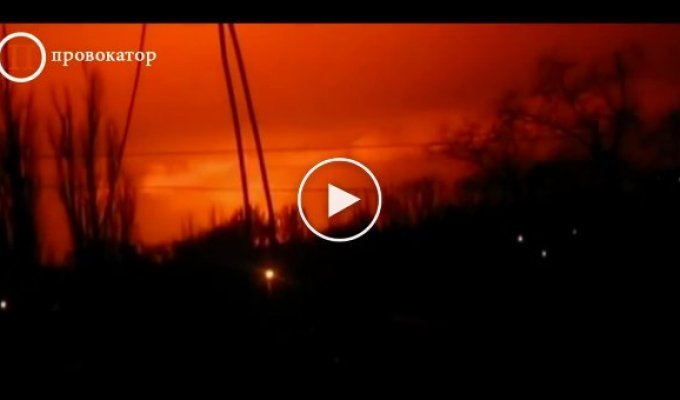 Мощный взрыв в Донецке (8 февраля 2015)