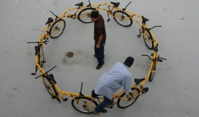 Круговой велосипед (6 фото)