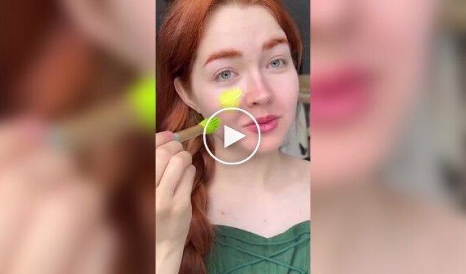 Девушка повторила образ Фионы до мельчайших деталей