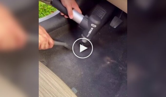 An interesting device that will make car cleaning easier
