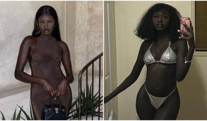 What happened to the model that 2 years ago amazed everyone with her dark skin (6 photos)