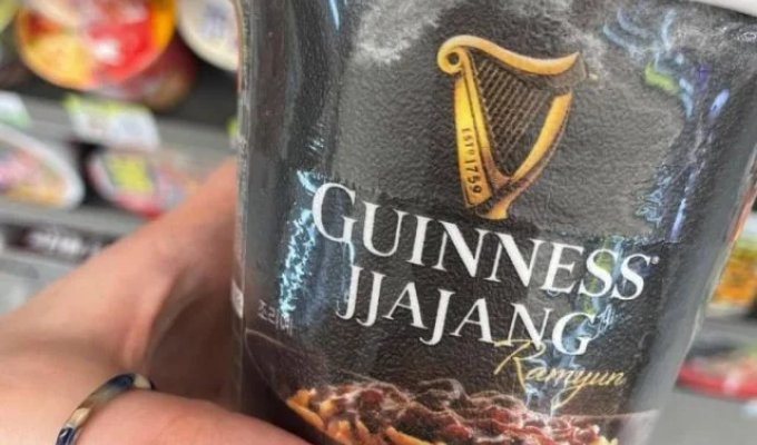 Doshirak with Guinness appeared in Korea (2 photos + video)