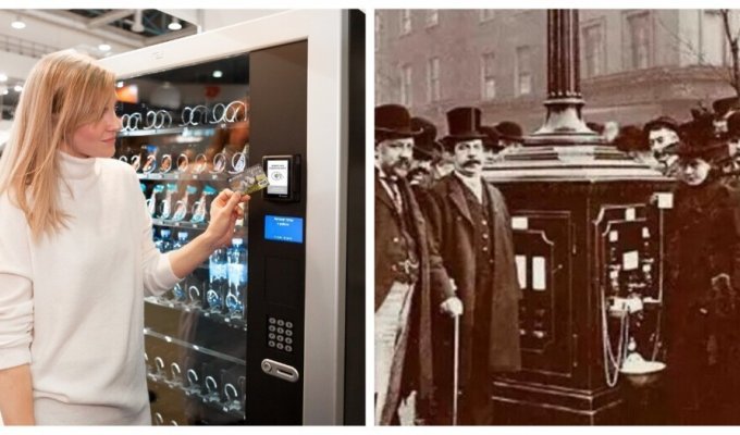 How the first vending machines were made from street lamps in Victorian England (3 photos)