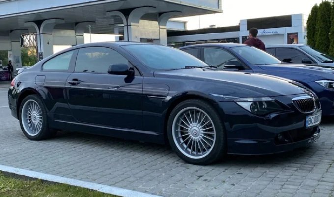 Very rare BMW Alpina sports car spotted in Ukraine (3 photos)