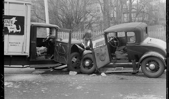 Американские аварии 20-х и 30-х годов (40 фото)