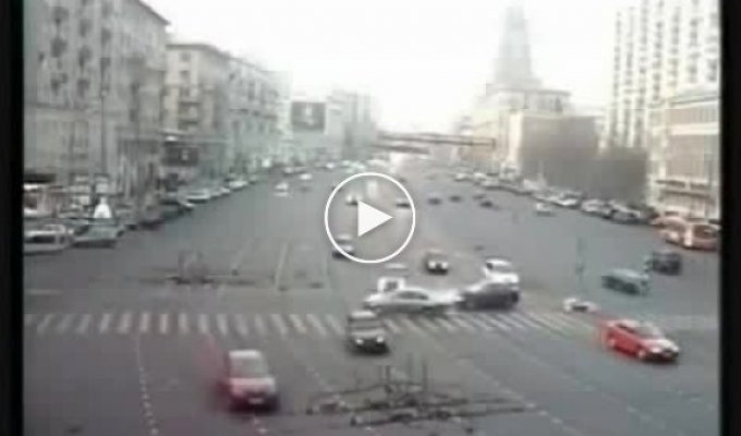Архив. Подборка аварий в Москве, жесть