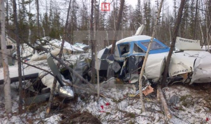 В Хабаровском крае разбился пассажирский самолет Л-410 (2 фото)
